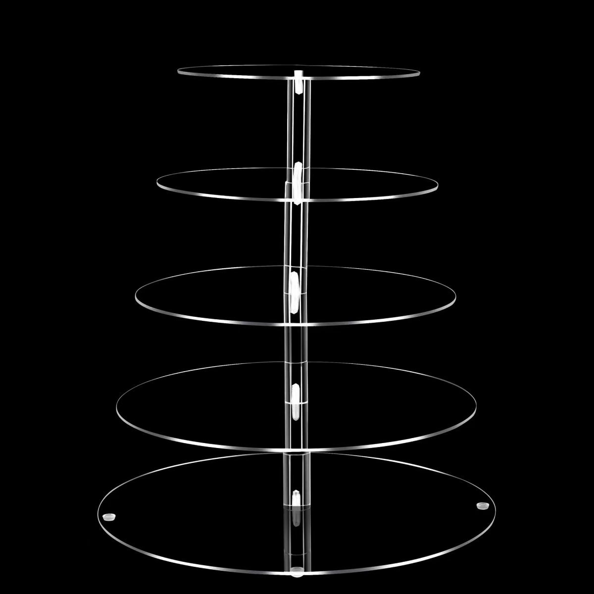 Square Acrylic Cupcake Tower Stand for Dessert Pastry Serving Party Decor and Candy Bar Supply Cake Decorating Supply