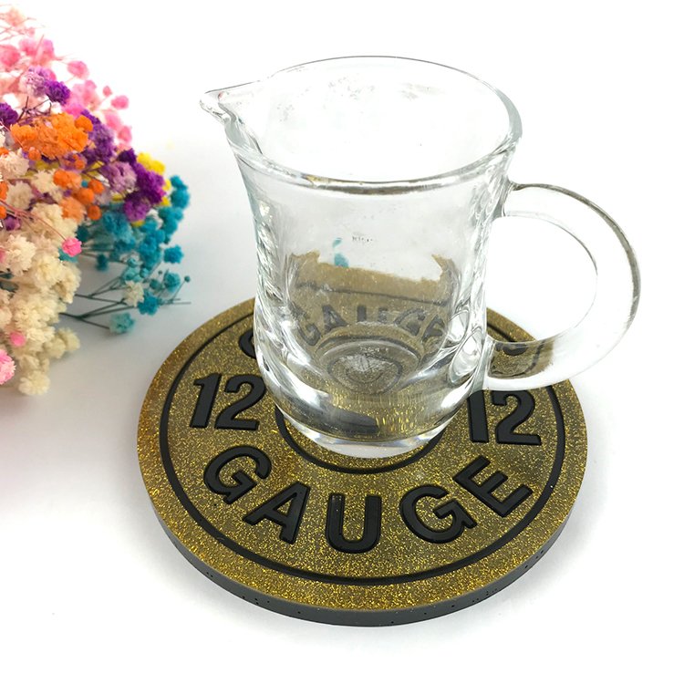 YS Shotgun Shell Resin Coaster Mold Silicone DIY Art Crafts Jewelry Trinket Holder Plaster Tray Mould Home Decoration Tools