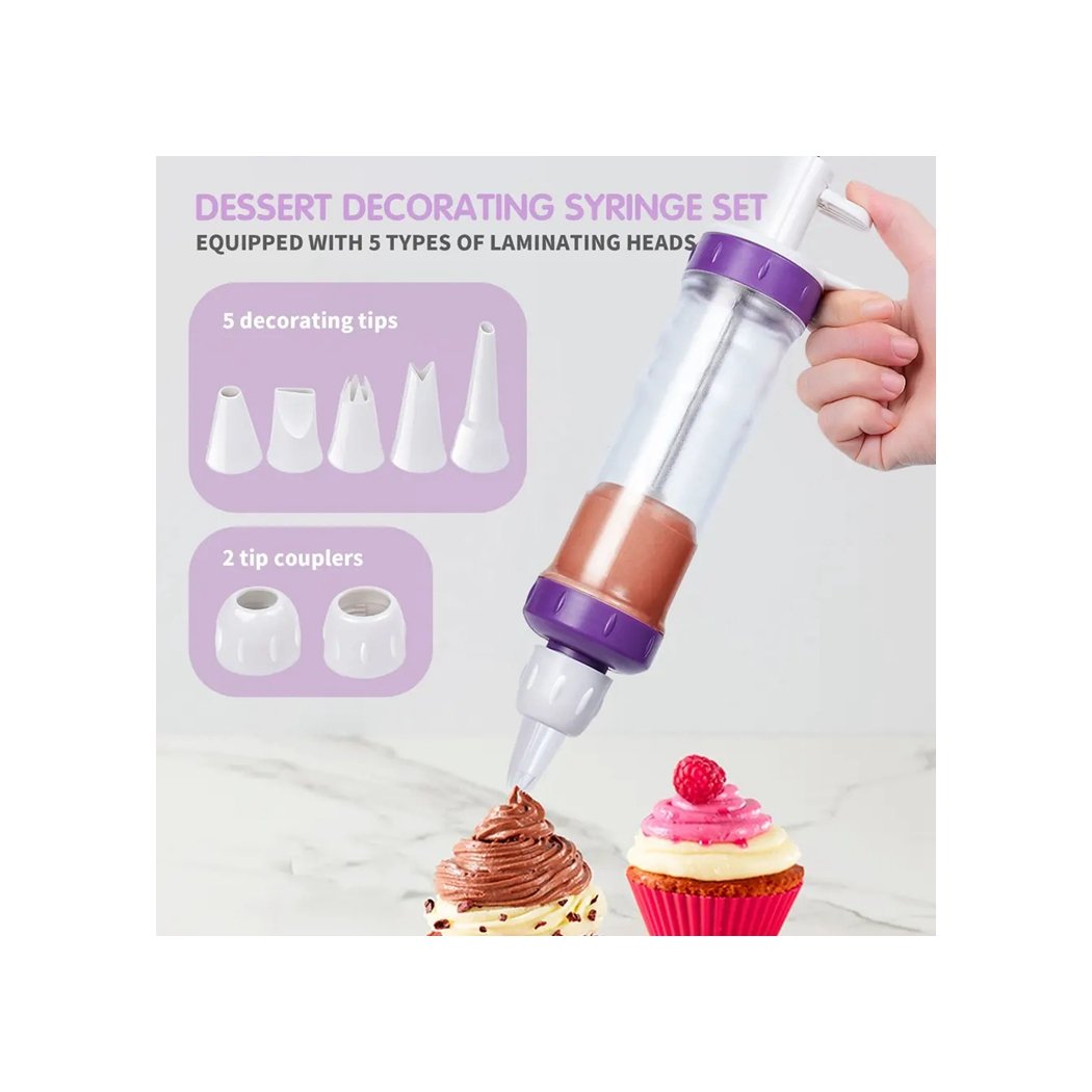 Cupcake filling Buttercream squeezing Nozzle set For cookie and cake making Dessert decoration Syringe set