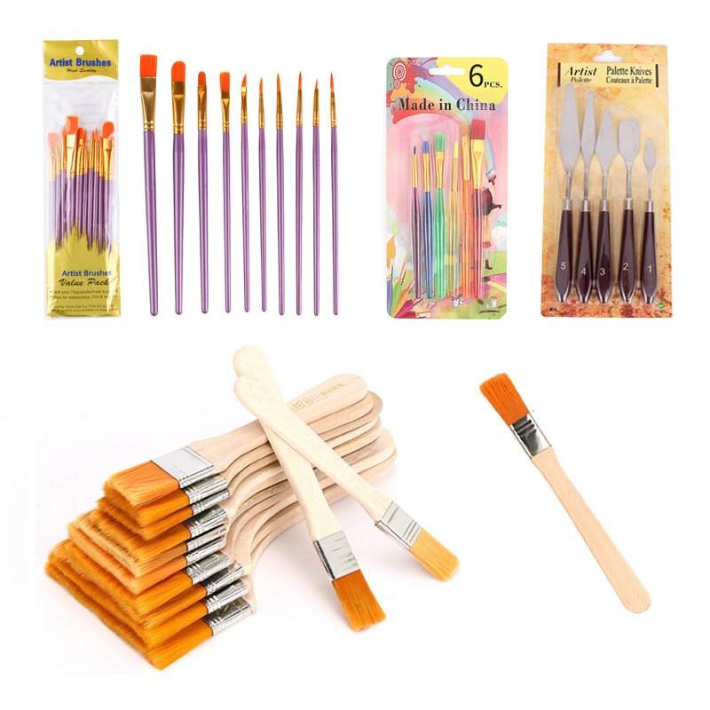 Fondant Coloring Brush Baking Tools Kit Bakeware Suit Pastry Pen Brush Cake Painting Brushes For Cakes