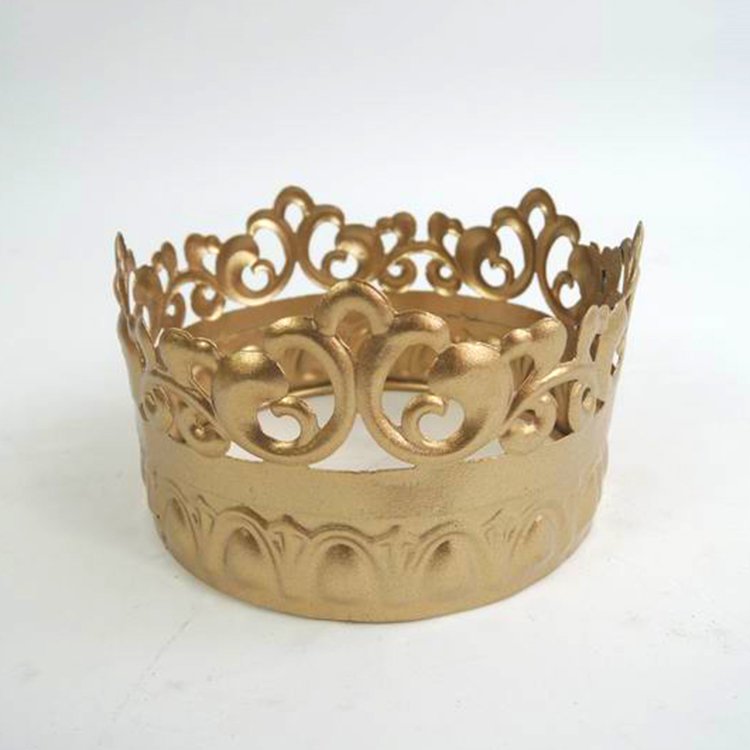 Hot selling birthday decoration mini alloy crown party supplies cake accessories cake topper wedding valentine's day crown