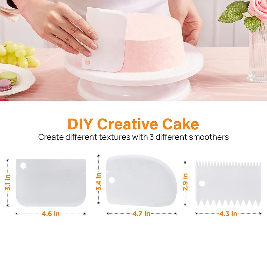 WINKITCHEN icing piping tips turntable baking tools cake decorating supplies baking pastry cake tool cake topper decoration kit