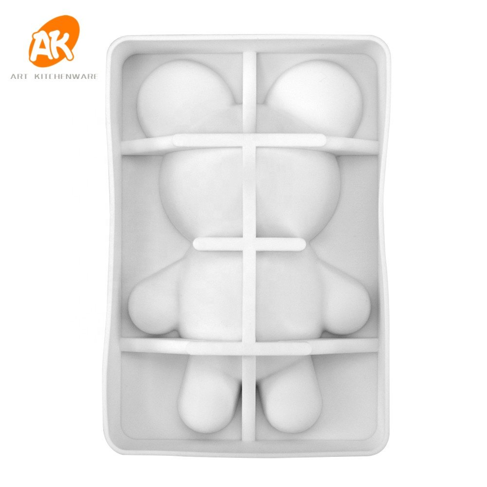 AK Bear Shape Silicone Mousse Cake Molds for Bakery Pastry Baking Tools Chocolate Moulds Cake Tools MC-308/MC-318