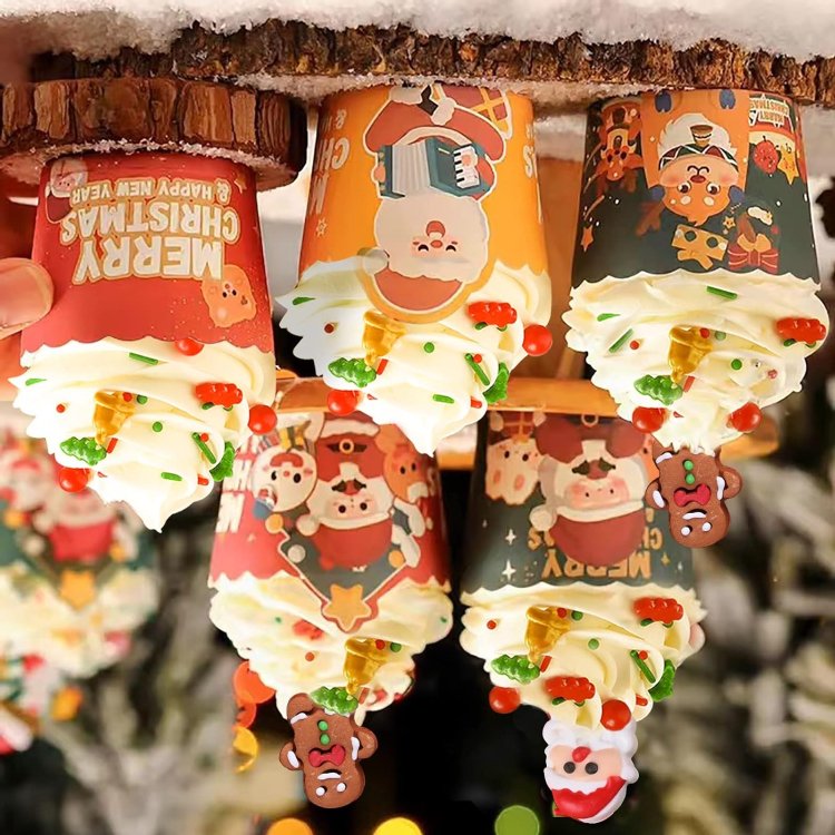 Santa Claus Sprinkles ChristmasJimmies Red and Green Sprinkle Edible Christmas Cake Sprinkle for Cookie Baking Decorating