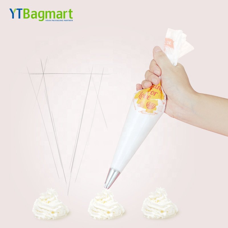 Disposable Pastry Bags Anti Burst Piping Bags for Cream Frosting Cakes and Cookies Decoration