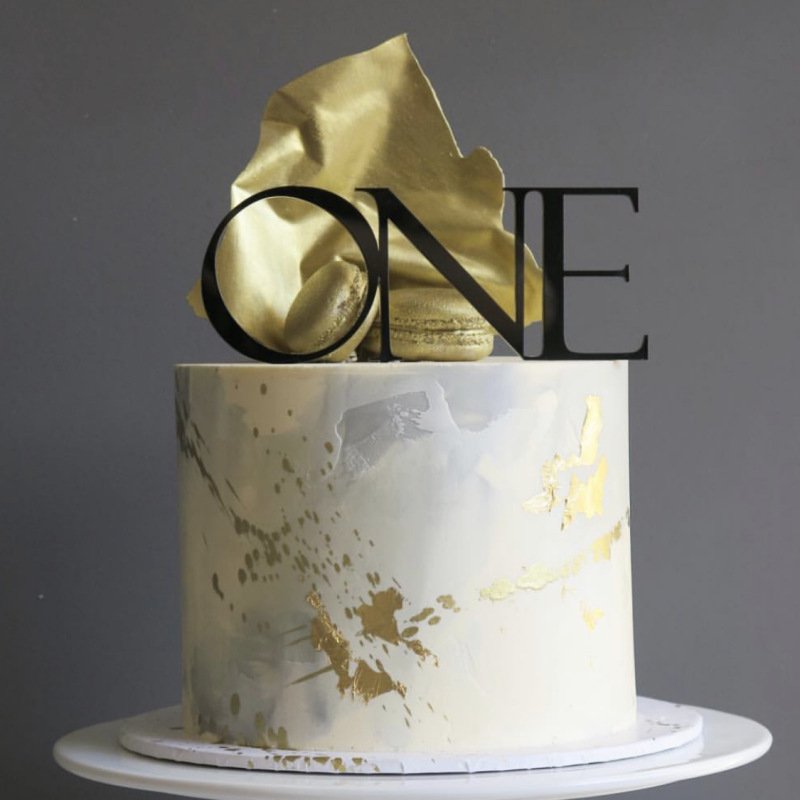 Number Acrylic Cake Decoration Birthday Digital Cake Topper Happy Birthday Party Age Baking Decoration