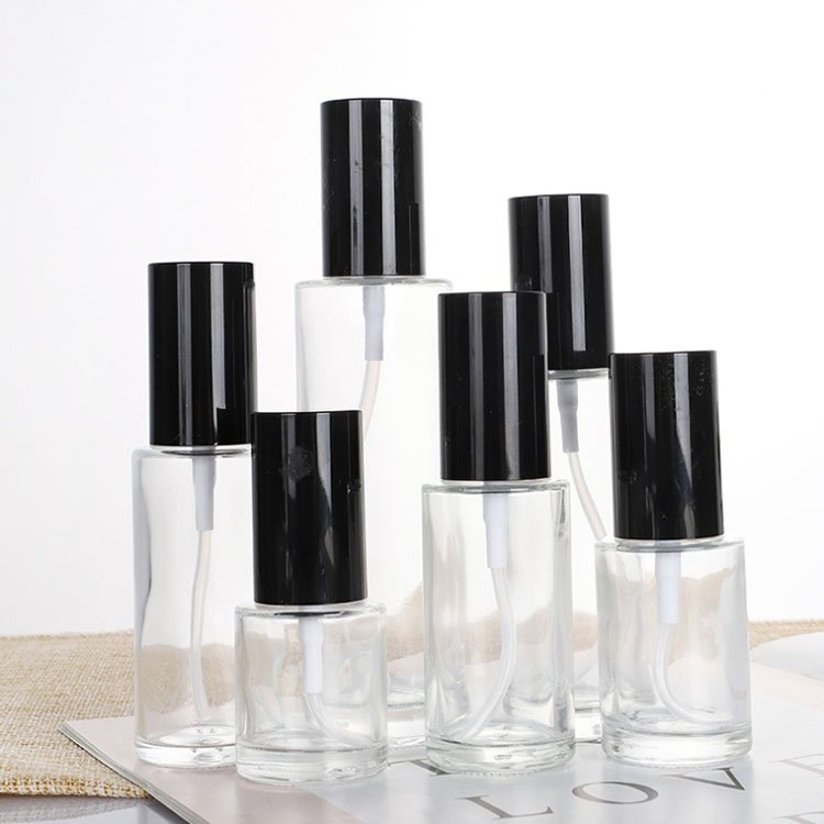 YS DIY Portable Spray Glass Bottle Perfume Cosmetic Alcohol Container Travel Ultra Mist Clear Atomizer Sanitizer Dispenser
