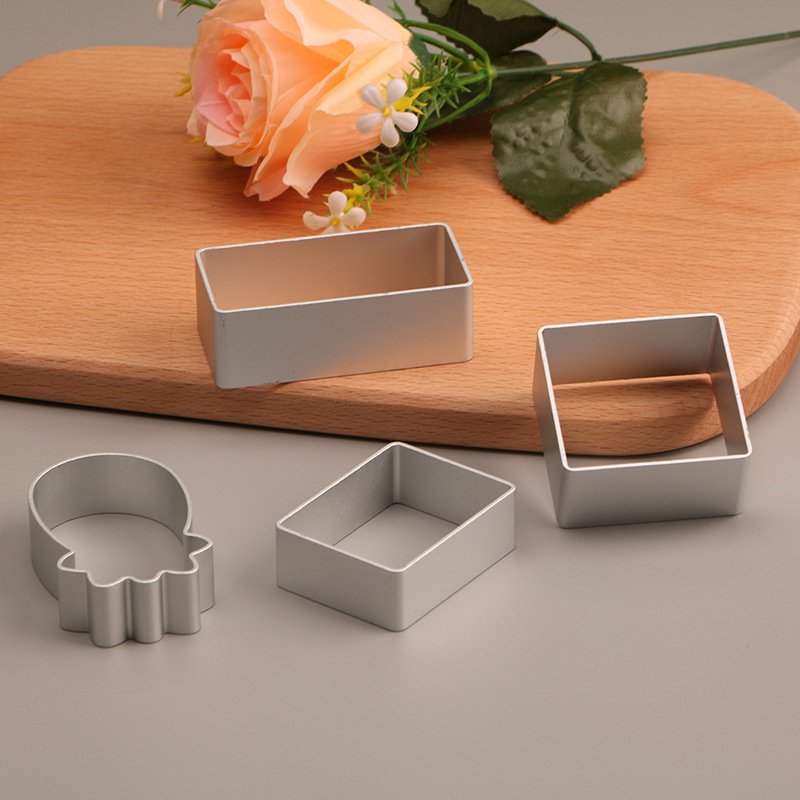 2024 Cookie Cutters Moulds Aluminum Alloy Cute Shape Candy Shape Biscuit Mold DIY Fondant Pastry Decorating Baking Tools