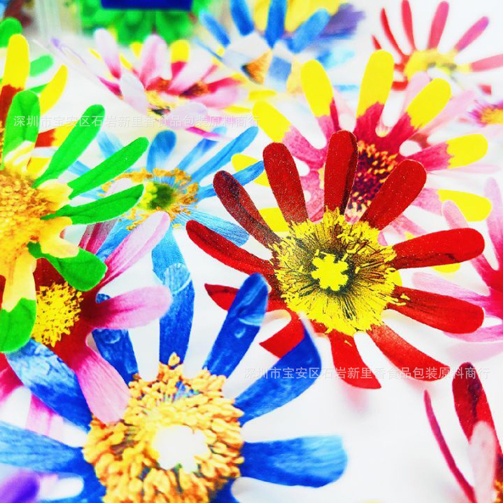 Wholesale hotel placement bread cake decoration edible wafer paper chrysanthemum edible wafer paper