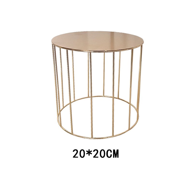 Shiny Gold Wedding Metal Fillable Cake Tier Cake Stand For Wedding Baking Supplies