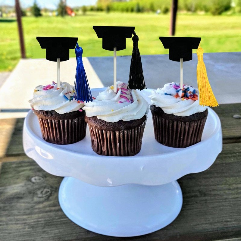 Graduation Cake Toppers Decoration Happy Graduation Cake Toppers Congrats Grad Party Cake Decorations Supplies for Party Decor