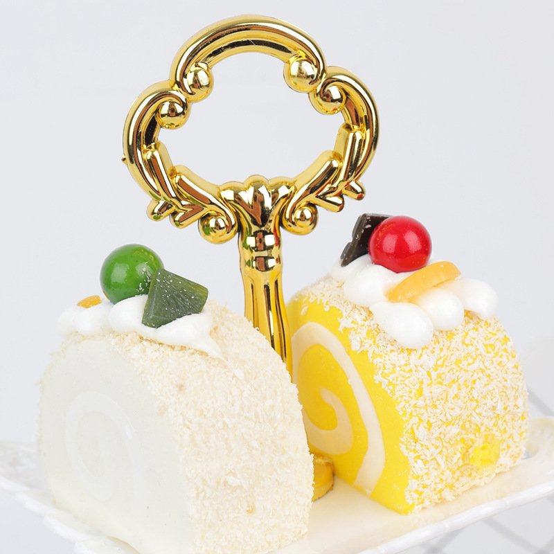3pcs/set European Style Three Layer Fruit Cake Tray Fancy Dessert Rack for Wedding Party Cake Candy Stand Plastic Dry Fruit Pan