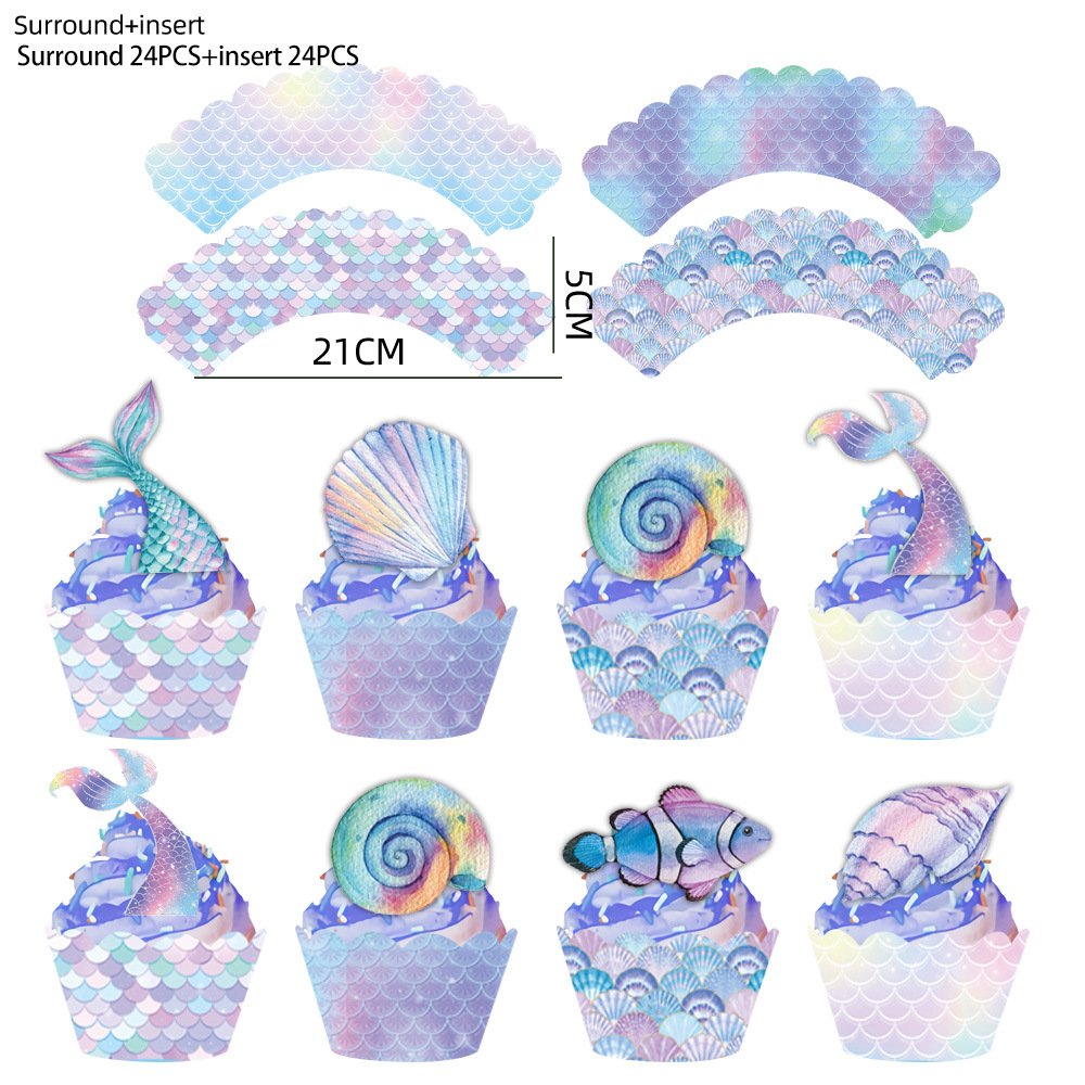 Start Party Little Mermaid Birthday Party Decorations Mermaid Birthday Banner Party Holiday Supplies