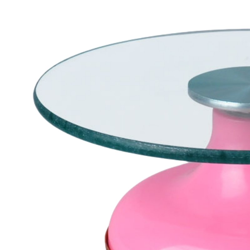 Customized 12inch Tools Decorating Stand Tempered Glass Base Giratoria Para Pastel Cake Turntable Cake Decorating Supplies
