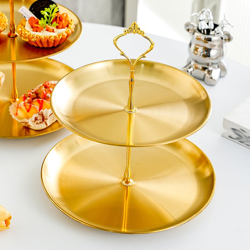 Fancy Designed Decorative Cake Stand Cake and Cupcake Display Stand, Dessert Stand for Birthday and Wedding Party