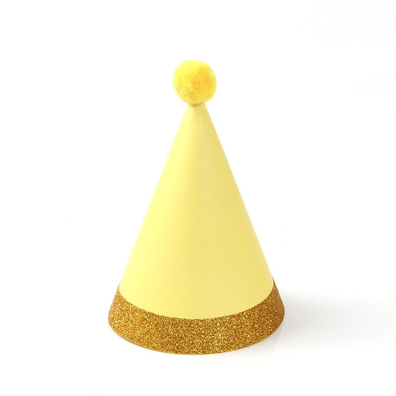 happy birthday cap Hot Sale stamp paper happy birthday cake cap party hats birthday party decoration