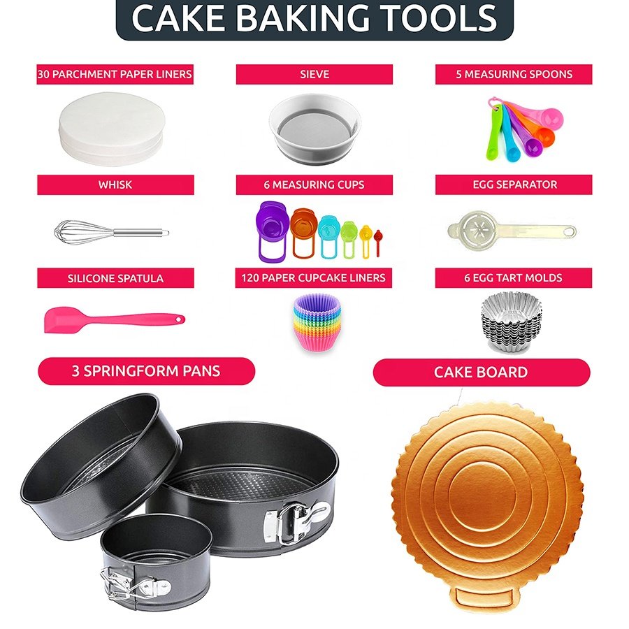 WINKITCHEN frosting tools accessories fondant cutters baking tools cake decorating supplies baking pastry cake tools set