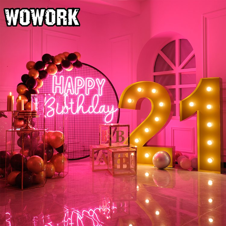 2024 WOWORK gold cylinder cake plinth table stands for birthday party prop decoration supplies