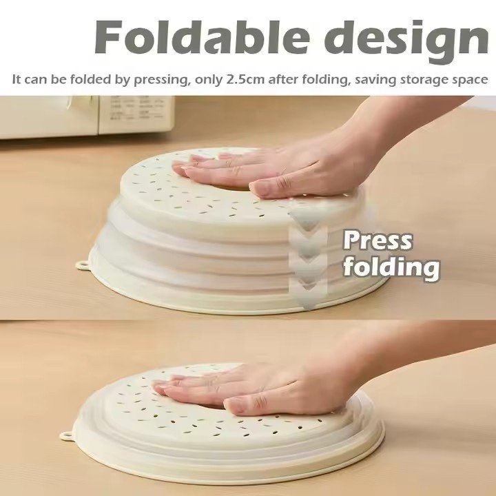 YY 2 in 1 Microwave Place Mat & Food Cover for Splatter Guard Multi-use Collapsible Microwave Splatte Cover for Food kitchenware