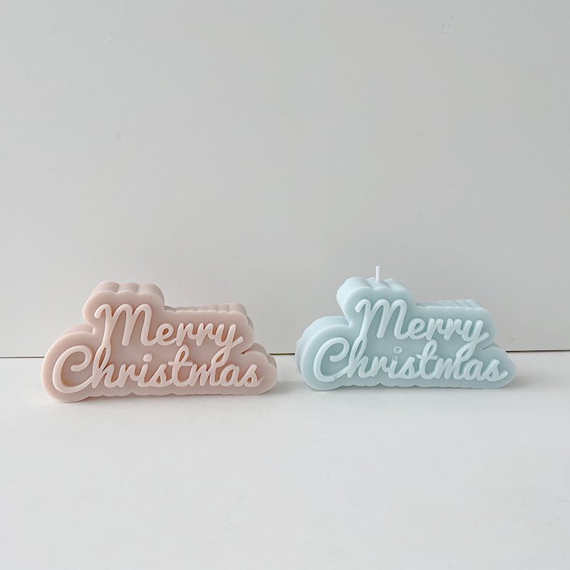 English letter silicone mold scented candle decoration DIY baking fondant supplies