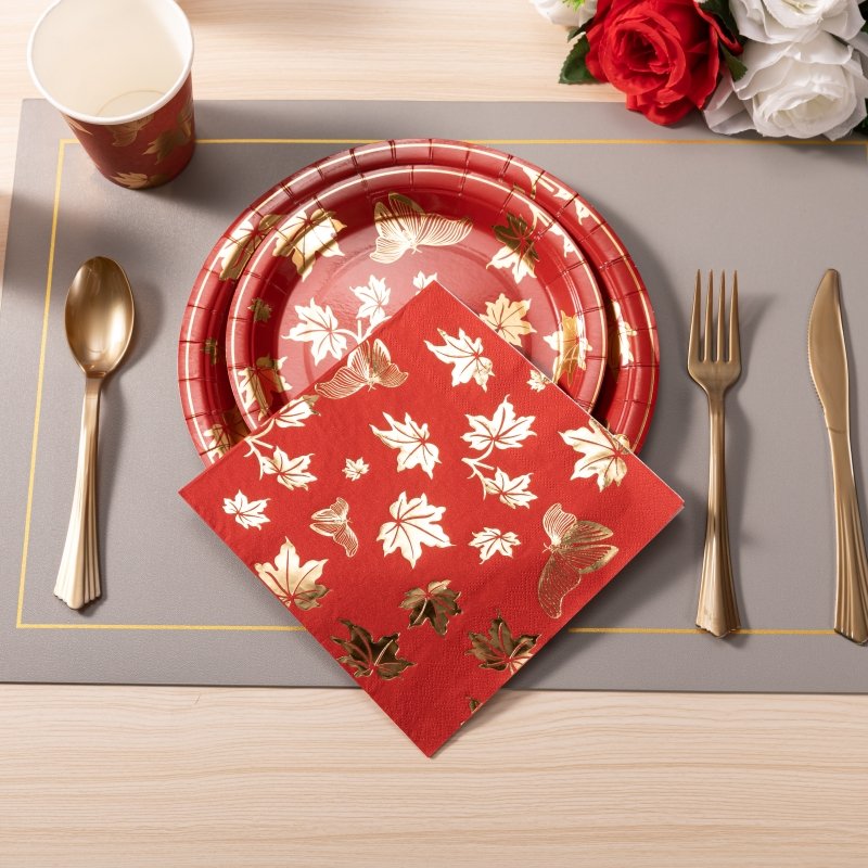 Newest Eco- friendly Disposable paper plate Decoration Cutlery Disposable Paper Plate Cake Dish Cutlery paper Tray
