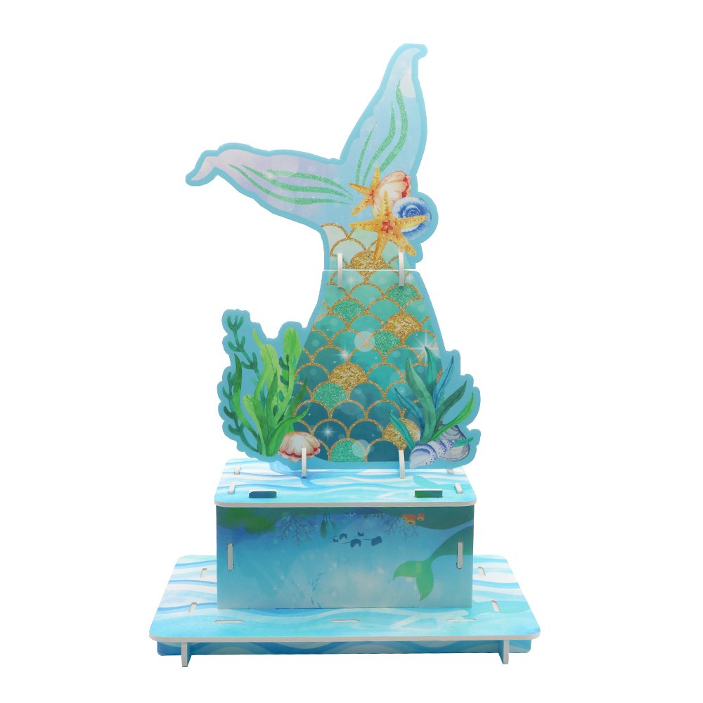 Mermaid Shark Cupcake Stand KT Board Cake Standfor Party Birthday Celebration Cake Decorating Supplies