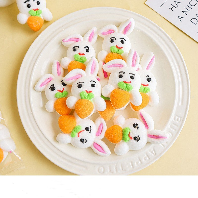 New Arrival 3D Mushroom Shape Marshmallow Edible Candy Cake Decoration Supplies Cake Accessories Kids Favor Candy