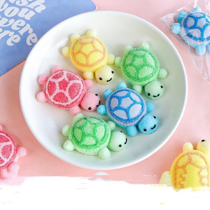 New Arrival 3D Mushroom Shape Marshmallow Edible Candy Cake Decoration Supplies Cake Accessories Kids Favor Candy