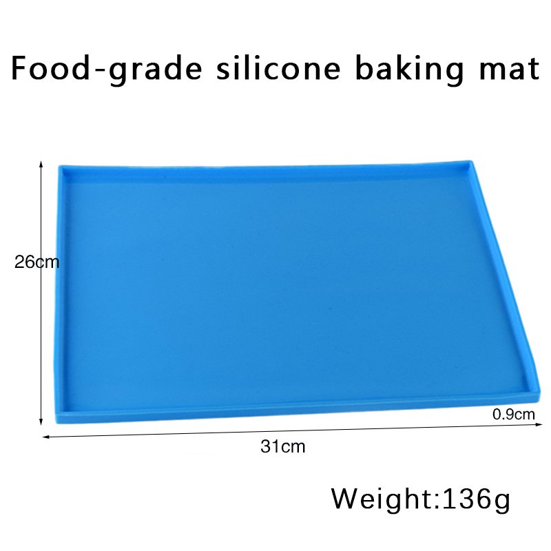 Food-grade Silicone Swiss Roll Baking Mat Nonstick Pastry Pads Heat Resistant Oven Cake Baking Tools