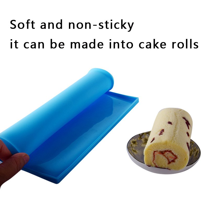 Food-grade Silicone Swiss Roll Baking Mat Nonstick Pastry Pads Heat Resistant Oven Cake Baking Tools