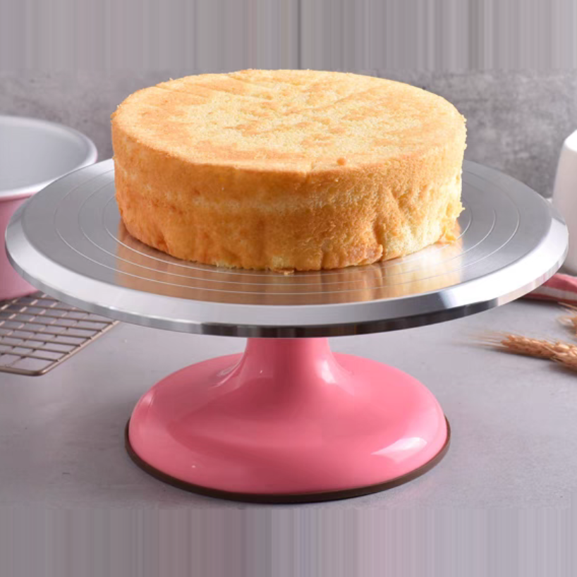 Top sell Aluminum Alloy cake turntable & DIY Baking Supplies Cake Turnta & High grade cake decorating turntable