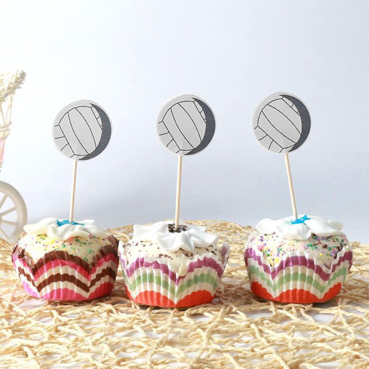 Ball Theme Insert Cake Decoration Football Insert Party Cloth A Dress Up Supplies Manufacturers Direct Sales
