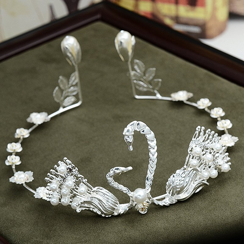 Princess Vintage Tiara Crown Cake Topper Flowers Wedding Birthday Baby Shower Party Cake Decoration The Crown On The Bouquet