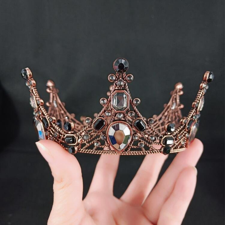 Princess Vintage Tiara Crown Cake Topper Flowers Wedding Birthday Baby Shower Party Cake Decoration The Crown On The Bouquet