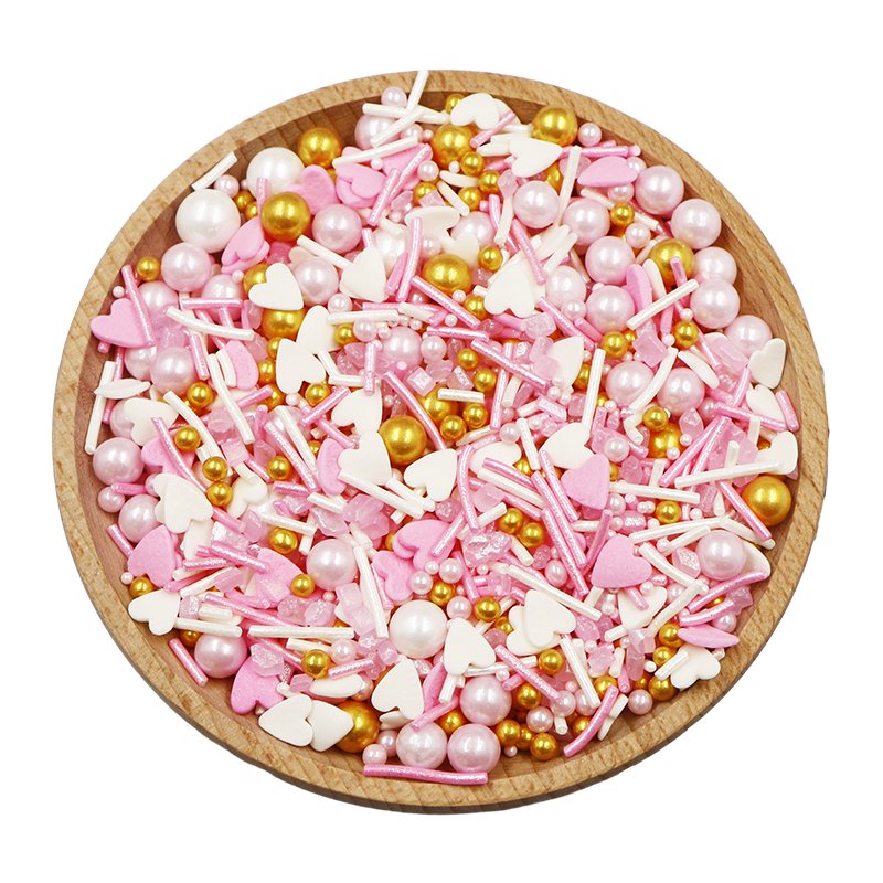 Wholesale Edible Coloful Sprinkles for Cake Halal Bakery Decoration Ingredients Solid Sugar in Bottle or Bag Packaging