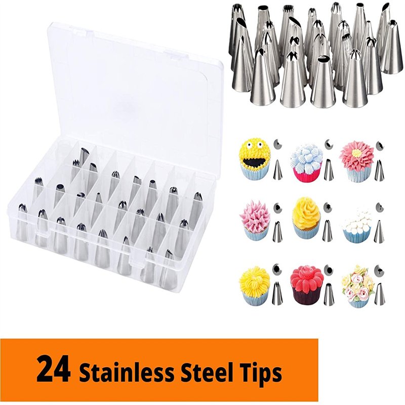 cake decorating supplies Hot sale Cake Tools 63PCS nozzle set Cake Tools For nozzle set Baking Pastry Tools Set