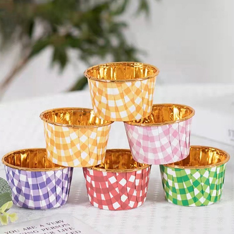 Home Kitchen Cooking Supplies Cake Decorating Tools Silicone Cake Cup Round Shaped Muffin Cupcake Baking Molds