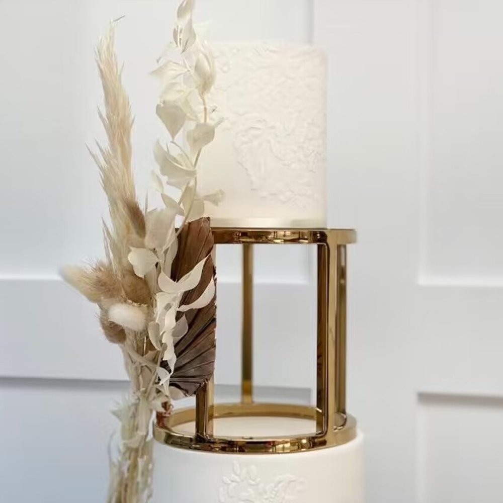 Cake Dessert Display Stand Gold Metal Round Cake Stand Wedding Birthday Party Supplies Decoration