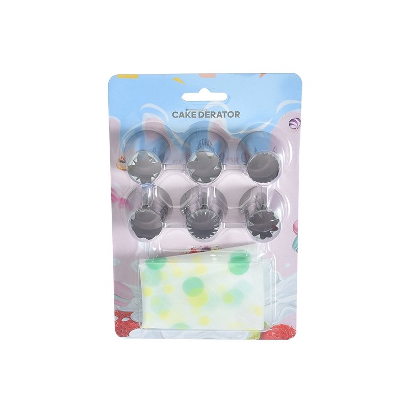 Stainless Steel Decorating Tip Wholesale Cream Glue Decorating Tip Set Biscuit Cake Decorating Bag