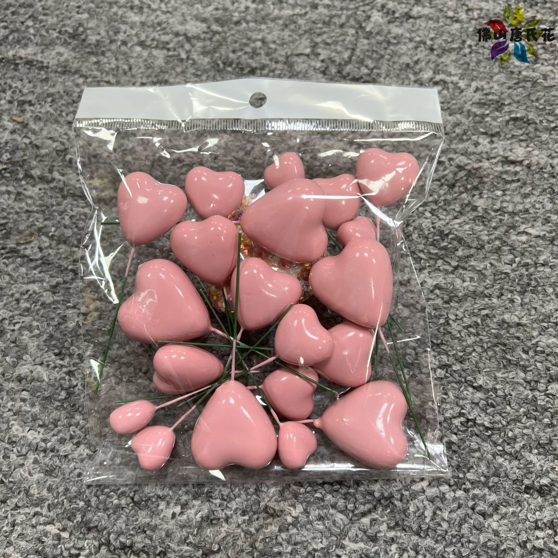 Blue Heart-Shaped Cake Topper for Party and Baby cake Decorations cake decorating supplies for party supplies