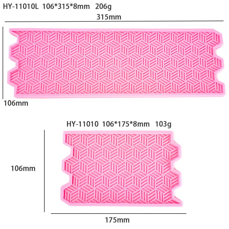Wholesale 3D Fondant Wrinkles Silicone Molds Fondant Chocolate Molds for Baking Cake Baking Pastry Tools Lengthen Cake Rim Model