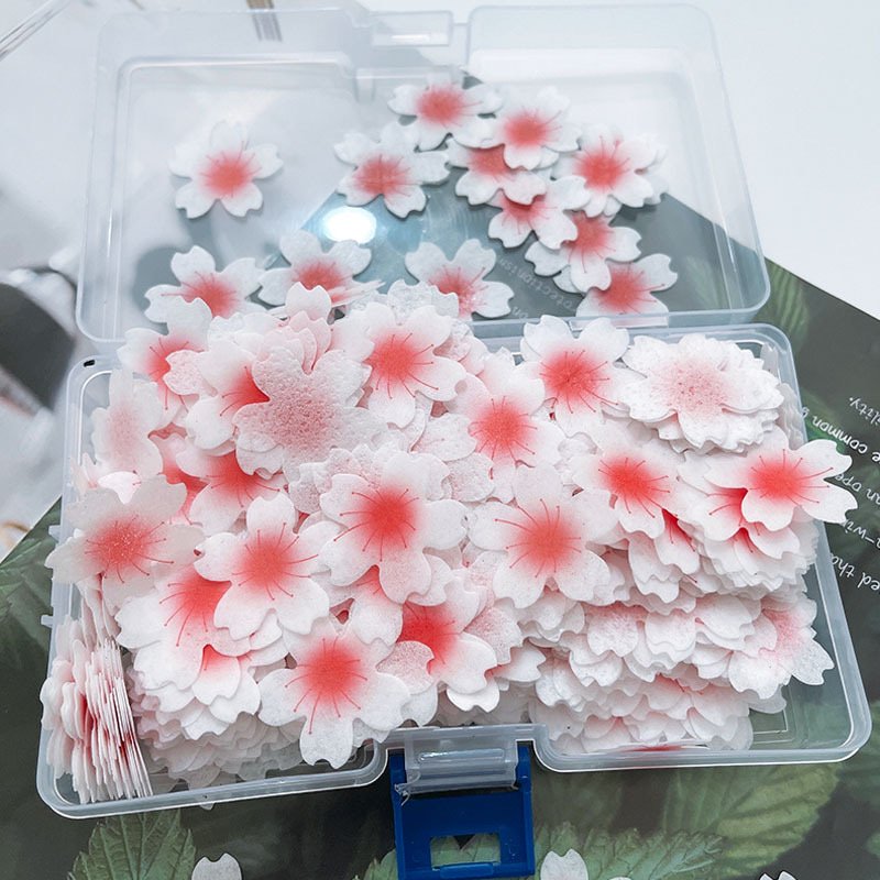 Edible Butterflies flowers leaves edible wafer paper and edible ink cake decoration decorating tools