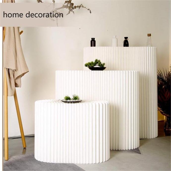 Roman Wedding Columns Paper Roman Pillar Folding Paper Pillar Column With Acrylic Lid For Wedding Table Decorations