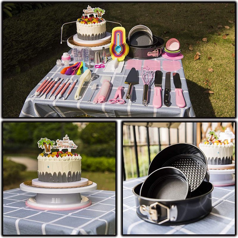 OEM 464pcs/set Cake Decorating Supplies Kits decorative cake stand molde pastel pastry silicon mold