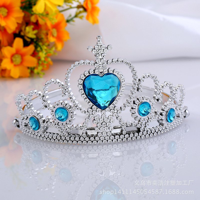 Sale Children Queen Crown Tiara Princess Dress Up Crowns Hairband Headdress for Birthday Party Girls Kids Headband Accessories