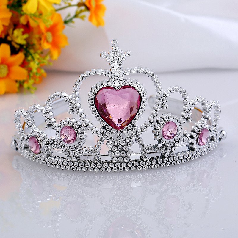 Sale Children Queen Crown Tiara Princess Dress Up Crowns Hairband Headdress for Birthday Party Girls Kids Headband Accessories