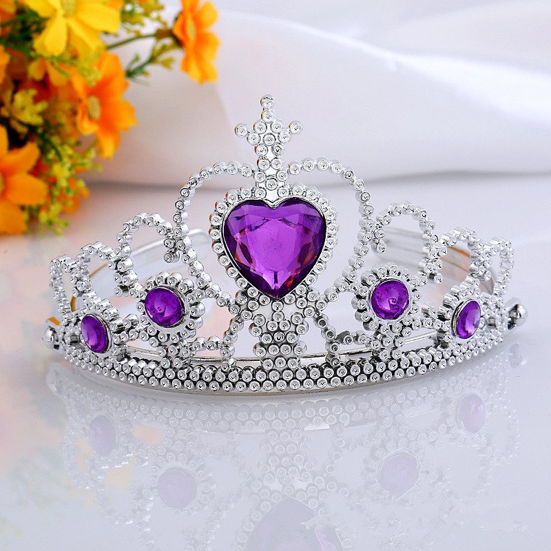 Sale Children Queen Crown Tiara Princess Dress Up Crowns Hairband Headdress for Birthday Party Girls Kids Headband Accessories