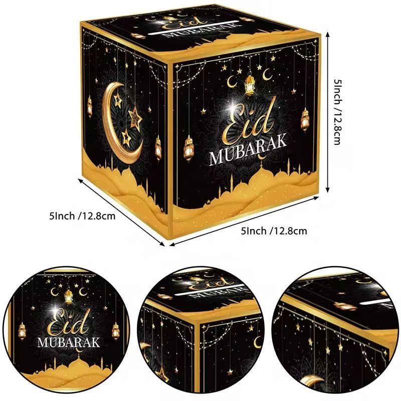 Eid Money Box Eid Money Clip Funny Surprise Unique Cake Decor Box Ramadan Money Gift Greeting Card Cash Party Favor Supplies