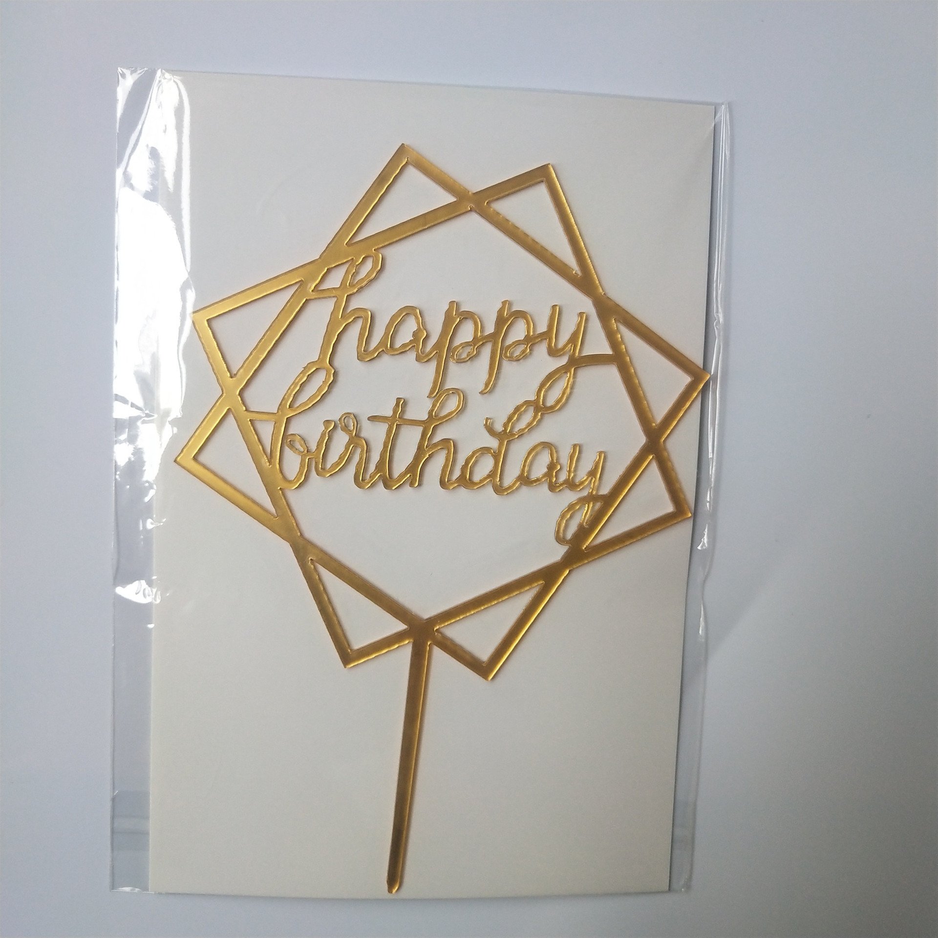 1St Happy Birthday Party Decorations Acrylic Cupcake Topper