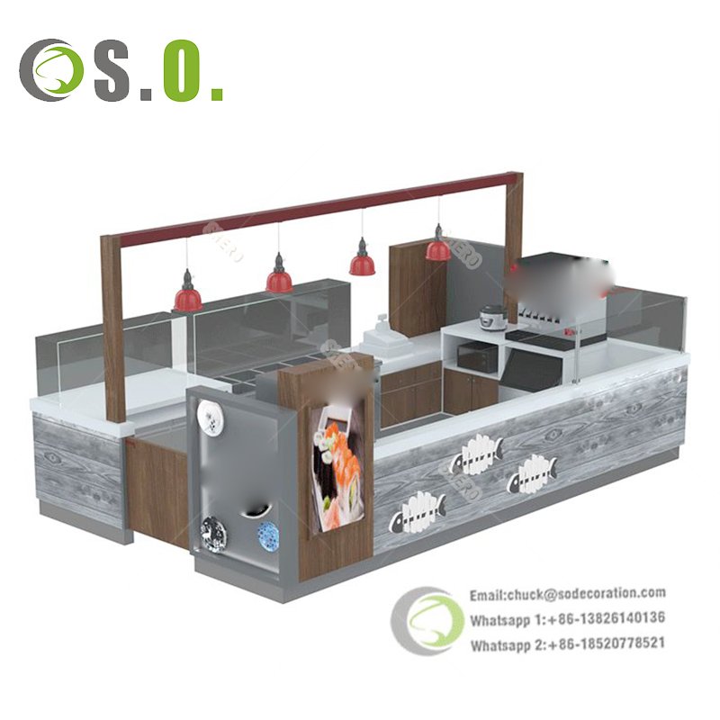 Manufacturer Custom Outdoor Hot Fast Food Stall Kiosk Street Retail Kiosk for Sale